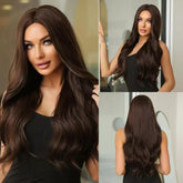Wavy Human Hair Lace Wig - Anellace